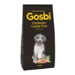 Gosbi Puppy 500 g es un alimento sin cereales para cachorros, con proteínas frescas y Fórmula ProVital. Nutrición natural para un crecimiento sano desde el destete.