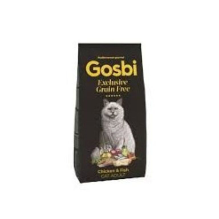 Gosbi Cat Turkey & Fish 400 g es un pienso natural sin cereales para gatos adultos, con pavo y pescado fresco. Compra exclusiva en tienda.