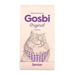 Gosbi Cat Sterilized Senior 3 kg es un pienso natural para gatos mayores esterilizados. Ayuda a controlar el peso, proteger el sistema urinario y reforzar la inmunidad en su etapa senior.