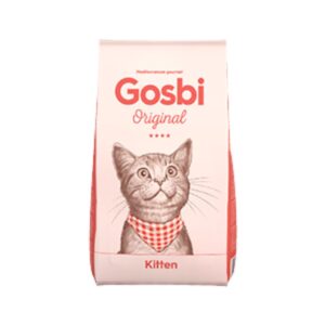 Gosbi Cat Kitten 7 kg es un pienso natural para gatitos, con proteínas animales, DHA y omega-3 para un crecimiento saludable. Ideal para una nutrición completa desde el destete.