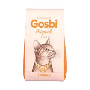 Gosbi Original Cat Urinary 1 kg es un pienso natural para gatos adultos que ayuda a proteger el sistema urinario, prevenir cristales y mantener una nutrición equilibrada sin aditivos artificiales.