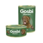 Gosbi Plaisirs Pavo 400 gr es un alimento húmedo complementario para perros adultos. Con pavo y sin cereales, está cocinado lentamente y elaborado con ingredientes naturales de calidad humana.