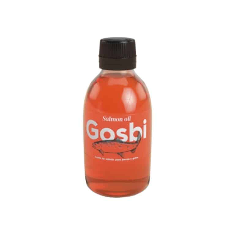 Complementa la dieta de tu mascota con Gosbi Aceite de Salmón 250 ml. Rico en omega-3, mejora la salud de la piel, articulaciones y pelaje en perros y gatos. Natural y fácil de usar.