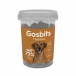 Gosbits Chicken 300 Gr es un snack natural para perros con 70% de carne fresca de pollo. Monoproteico, sin cereales y con textura semihúmeda. Ideal como premio saludable.