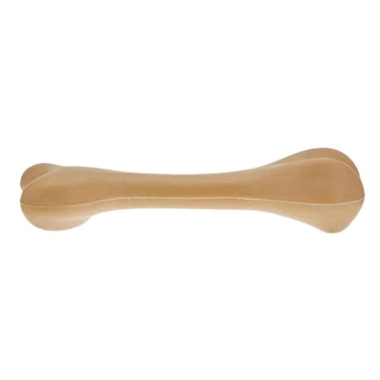 Descubre Greenbo Hueso de Caucho Natural Talla L de M-PETS: juguete ecológico y duradero que elimina placa y sarro mientras entretiene a tu perro. Ideal para perros medianos y grandes.