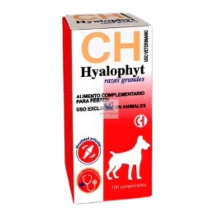Compra HYALOPHYT Razas Grandes 100 comprimidos, condroprotector oral para perros grandes. Ideal para artrosis, displasia, crecimiento y recuperación de lesiones articulares.