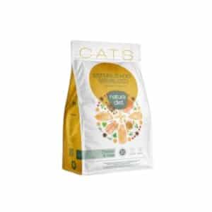 Compra Natura Diet Cat Sterilized Chicken 1.5 kg, alimento natural para gatos esterilizados. Con bajo aporte calórico, ingredientes digestivos y extractos que favorecen su bienestar integral.
