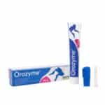 Orozyme Gel Dentífrico para perros y gatos elimina el sarro, previene la placa dental y combate el mal aliento. Fácil de aplicar y efectivo incluso sin cepillo.