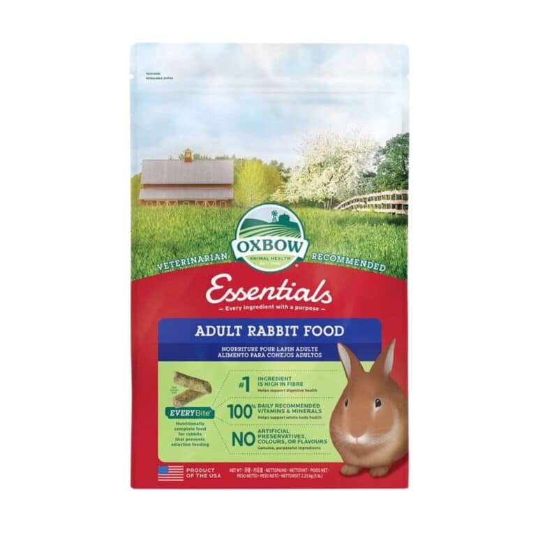 Descubre Oxbow para Conejos Adultos 2.2KG. Con heno Timothy y alto contenido en fibra, es ideal para la salud digestiva y dental. Nutrición completa para conejos mayores de un año.