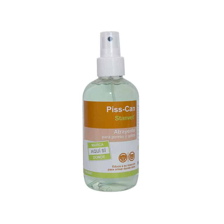 PISS-CAN 200ml es el educador ideal para enseñar a tu perro o cachorro a orinar en el lugar correcto. Fácil aplicación y resultados efectivos. Ayuda en el entrenamiento de higiene.