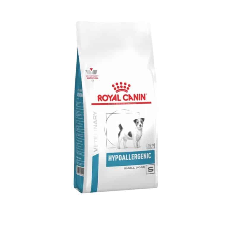 Royal Canin Hypoallergenic Small Dog 1kg, alimento hipoalergénico para perros menores de 10 kg con alergias alimentarias. Favorece la digestión y salud de la piel.