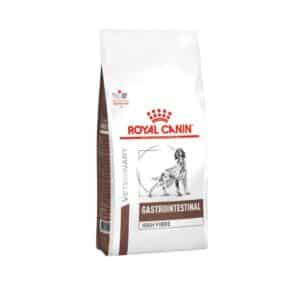 Royal Canin GI High Fibre 2kg para perros con sensibilidad digestiva. Alta fibra, digestión saludable, control de peso y bienestar gastrointestinal a largo plazo.