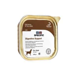 Specific CIW Digestive Support Lata 100g es una dieta húmeda de prescripción veterinaria para perros de todas las edades, formulada para apoyar el tratamiento de trastornos digestivos, como la maladigestión y la insuficiencia pancreática exocrina, proporcionando al mismo tiempo beneficios adicionales para su salud general.