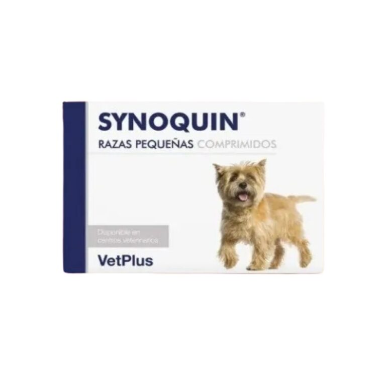 Synoquin EFA Razas Pequeñas fortalece las articulaciones y regenera el cartílago en perros pequeños. Condroprotector con glucosamina, condroitina y aceite de krill.