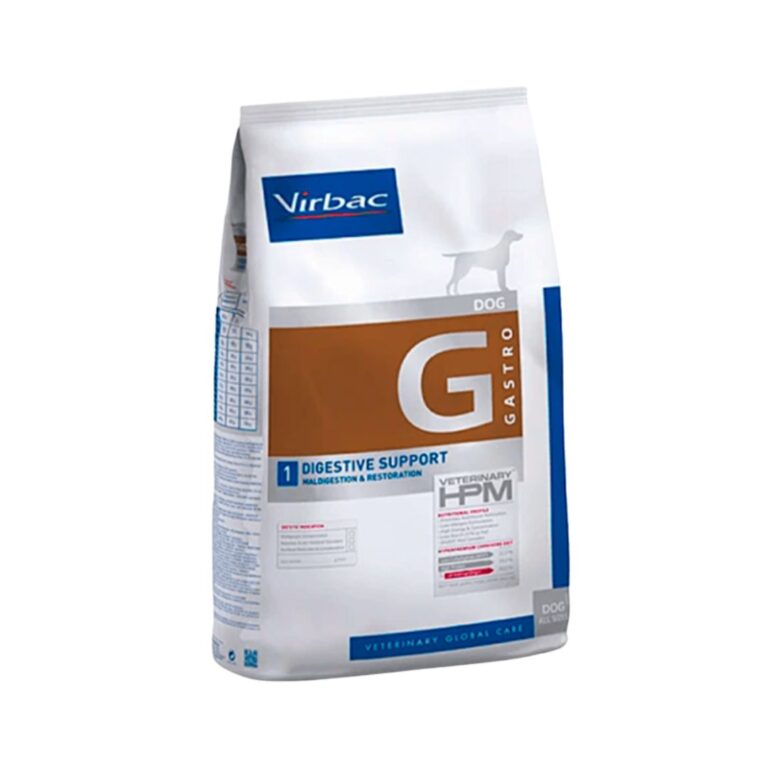 Virbac HPM Digestive Support G1 1,5 kg es un pienso especializado para perros con sensibilidad digestiva. Alta digestibilidad, salud intestinal y nutrición completa al mejor precio.