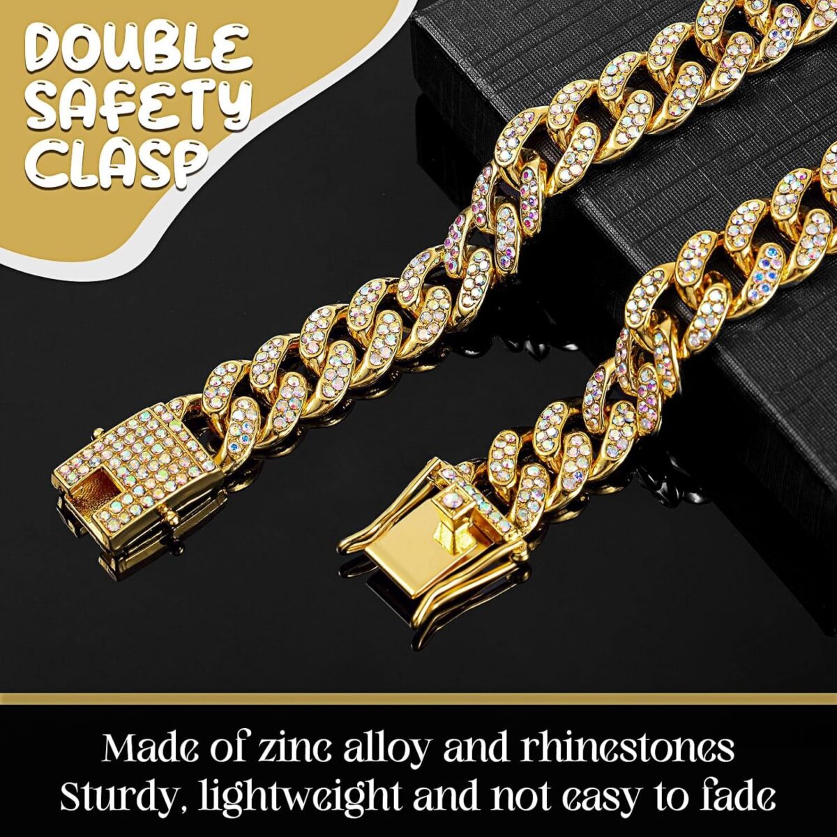 Collar para Perros y Gatos – Collar Joya Elegante con Cadena Metálica - Imagen 6